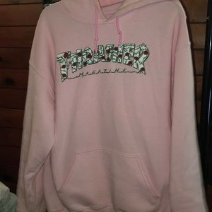 PINK THRASHER HOODIE